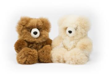 Oursons en fourrure et peluches d'alpaga